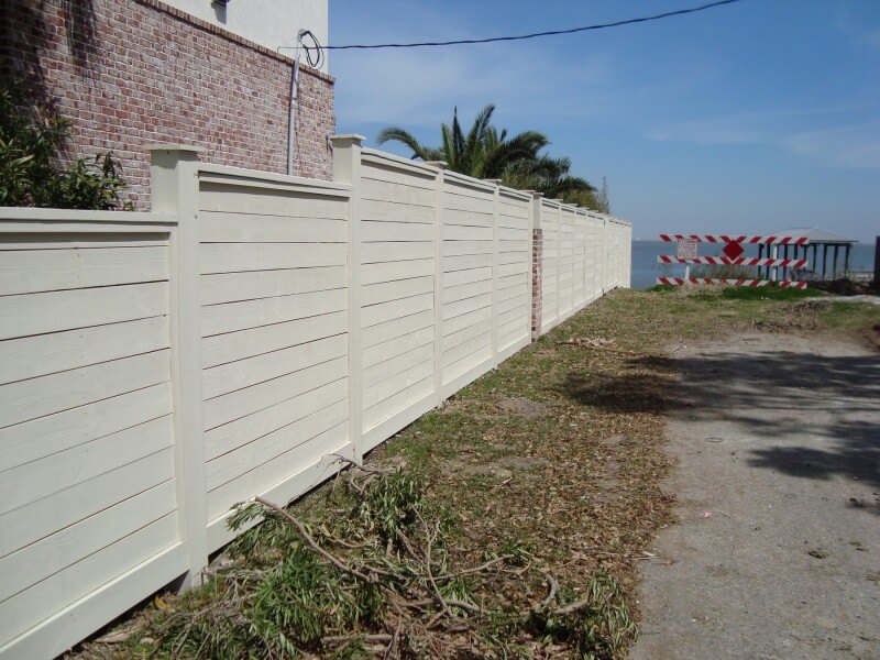 Stained Treated Pine Fence