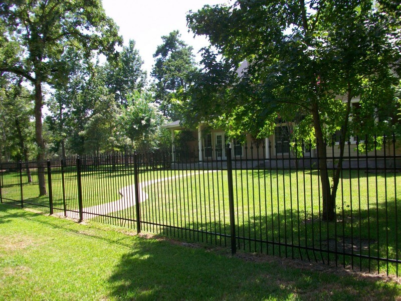 Repainted Iron Fence